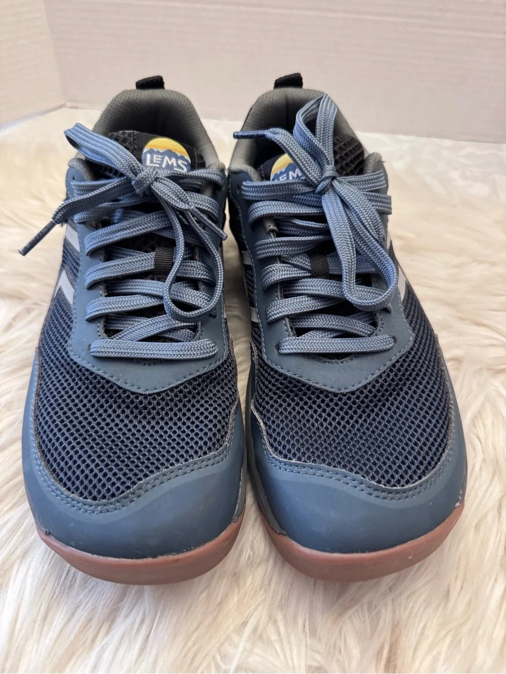 LEMS Primal Support Unisex Hybrid Trail Hiking Shoe Men 9.5 Women 11 Orion Blue